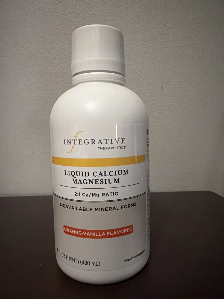 Liquid Calcium Magnesium 2:1 Ca/mg Ratio Orange-vanilla Flavored