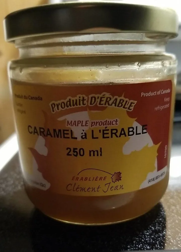 Caramel à l'érable