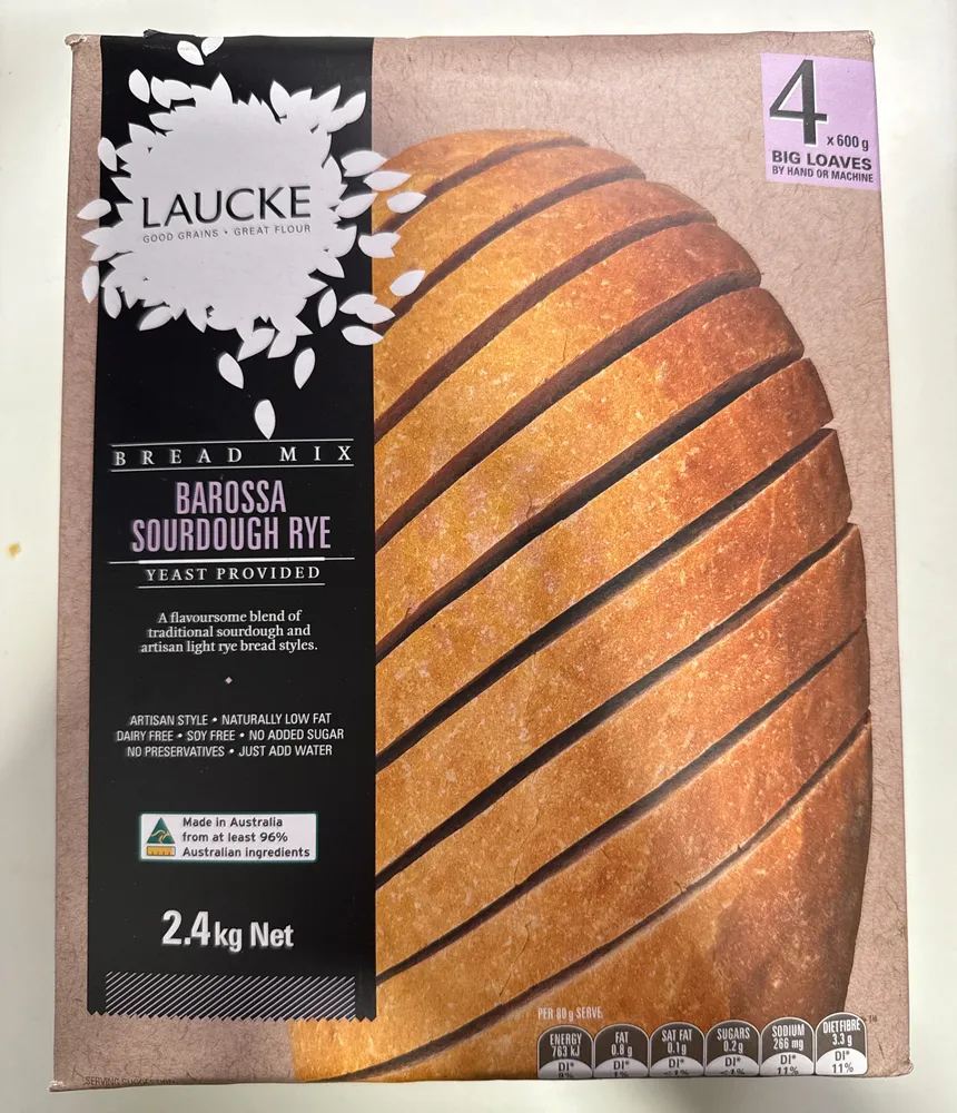 Barossa Sourdough Rye Bread Mix