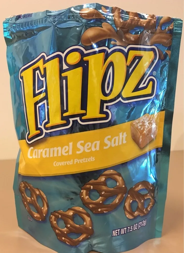 Flipz 7.5oz SS Caramel Pouch