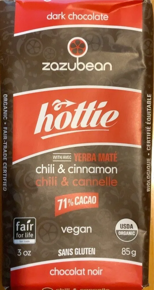 Hottie chili & cinnamon dark chocolate bar