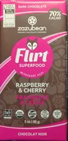 Flirt Superfood Dark Chocolate with Raspberry and Cherry