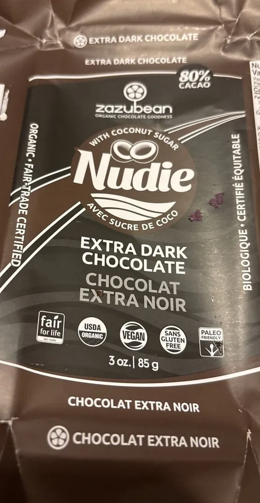 Nudie Extra Dark Chocolate