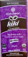 Kiki fig & sea salt dark chocolate bar