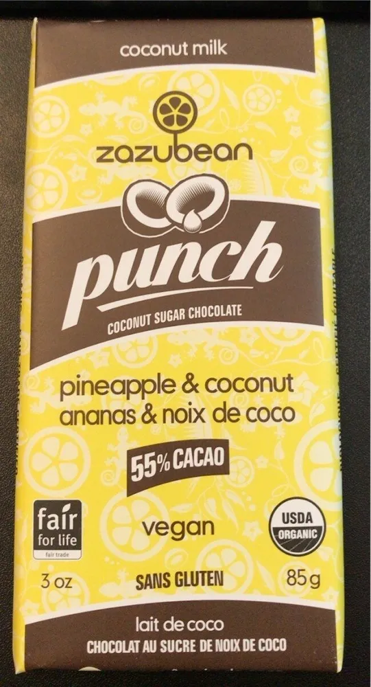 Punch chcolat ananas et noix de coco