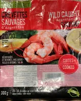 Crevettes sauvages d'Argentine