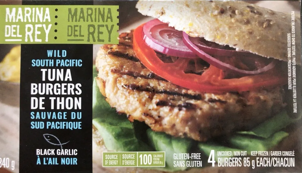 Burgers de thon sauvage du sud pacifique