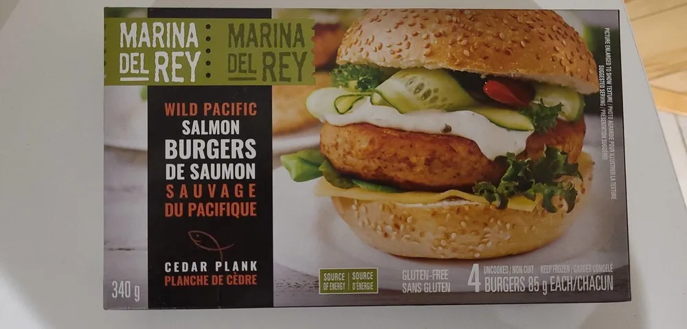 Burger de saumon sauvage du pacifique