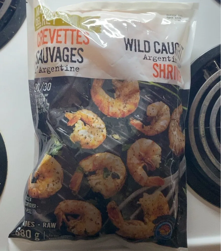 Crevettes sauvages d’Argentine