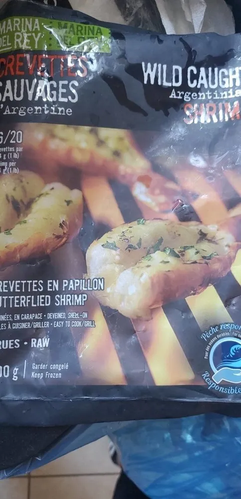 Wild caught shrimp