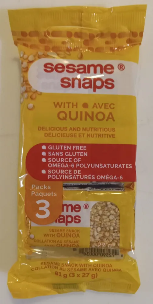 Sesame Snack with Quinoa