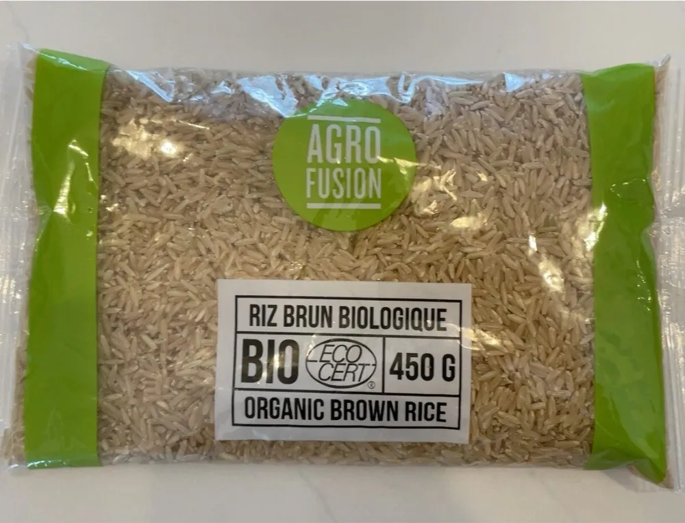 Riz brun biologique