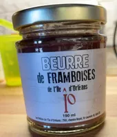 Beurre de framboises