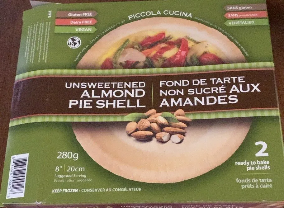 Almond pie shell