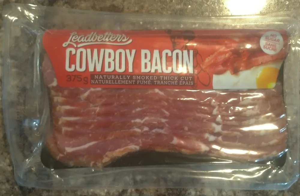 Naturally Smoked Thick Cut Cowboy Bacon