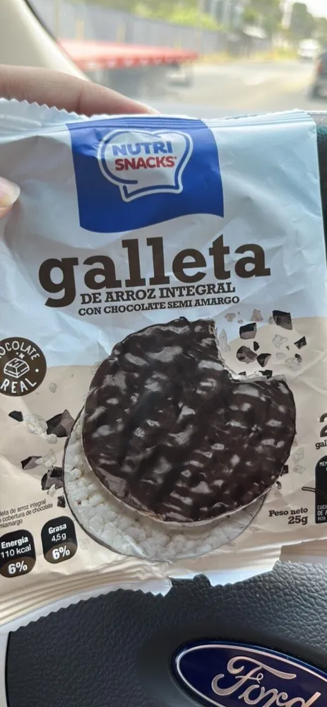 Galleta Arroz Integral Con Chocolate