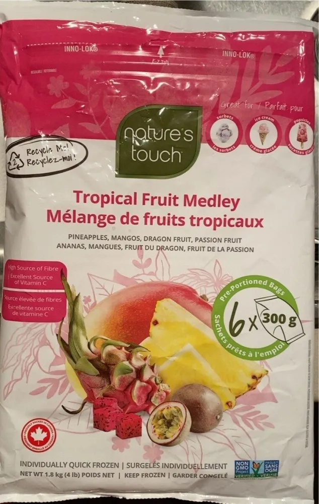 Mélange de fruits tropicaux