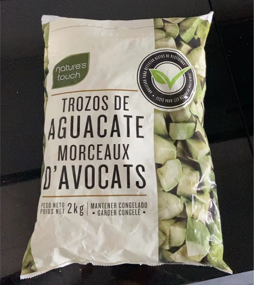 Trozos de aguacate