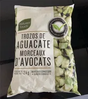 Trozos de aguacate