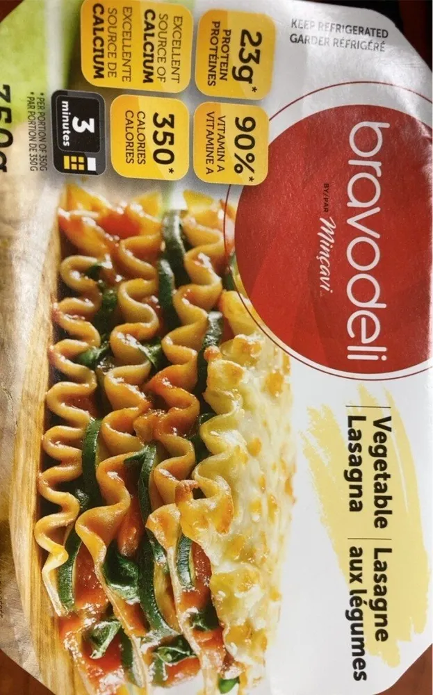 Lasagnes aux legumes