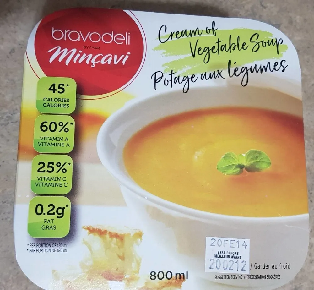 Potage aux légumes