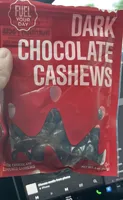 Dark chocolate cashews