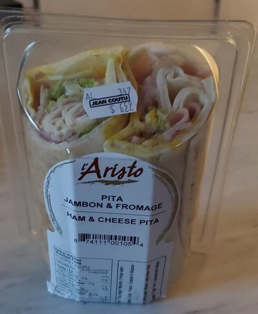 Ham and Cheese Pita