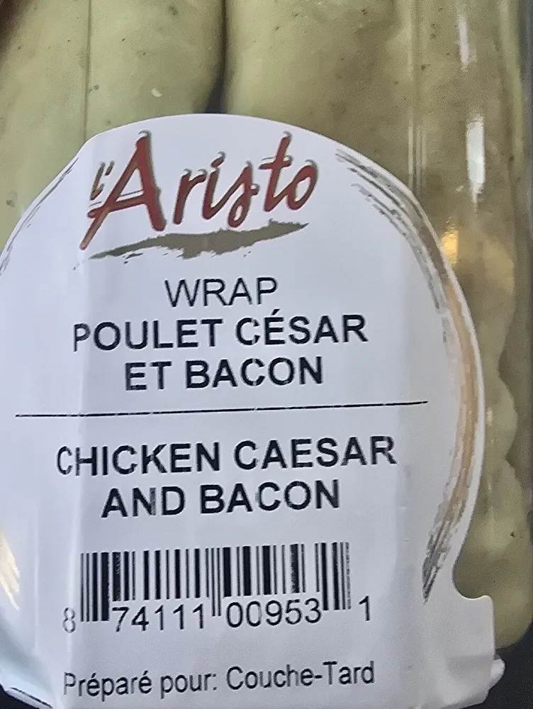 Pita César au Poulet avec Bacon