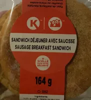 sandwich déjeuner avec saucisse