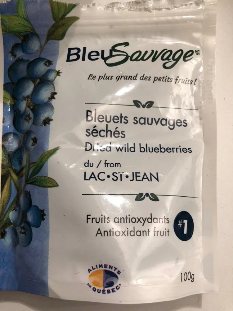 Bleuets Sauvages Séchés Du Lac St-jean
