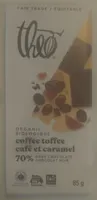 70% Coffee Toffee Dark Chocolate Bar