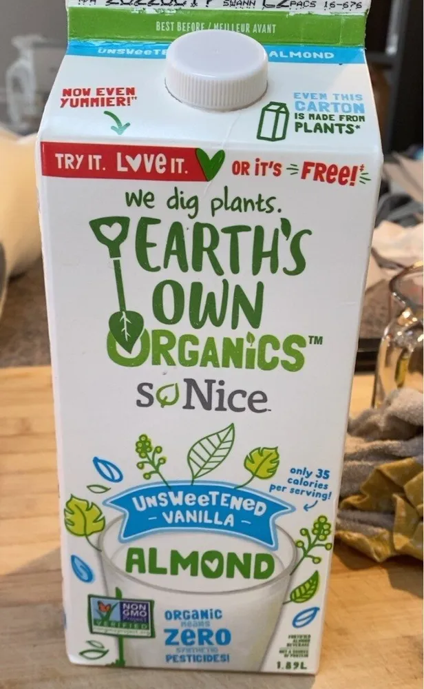 unsweetened vanilla almond