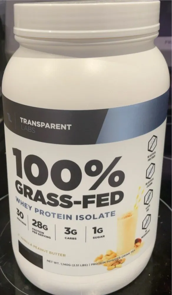 Vanilla Peanut Butter Whey Protein Isolate