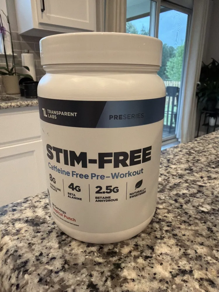 Stim-Free Caffeine Free Pre-Workout Tropical Punch