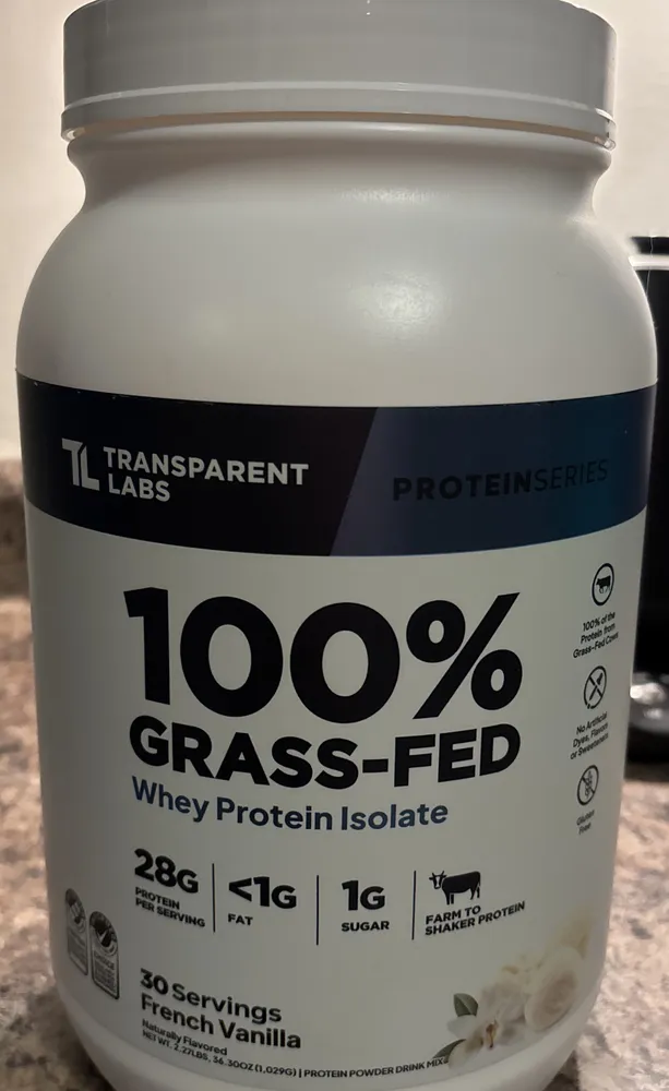 100% Grass-Fed Whey Protein Isolate