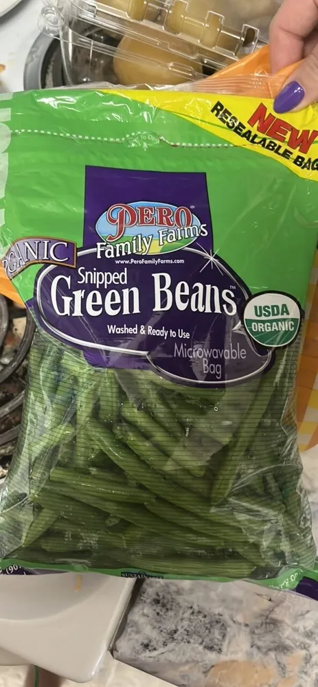 Snipped green beans