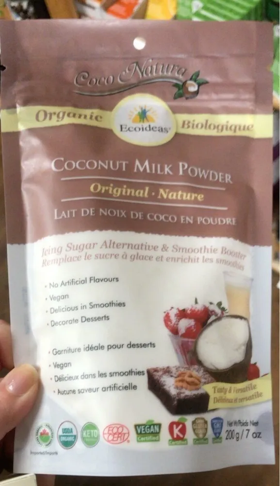 Lait de noix de coco en poudre