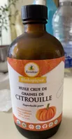 Huile crue de graines de citrouille