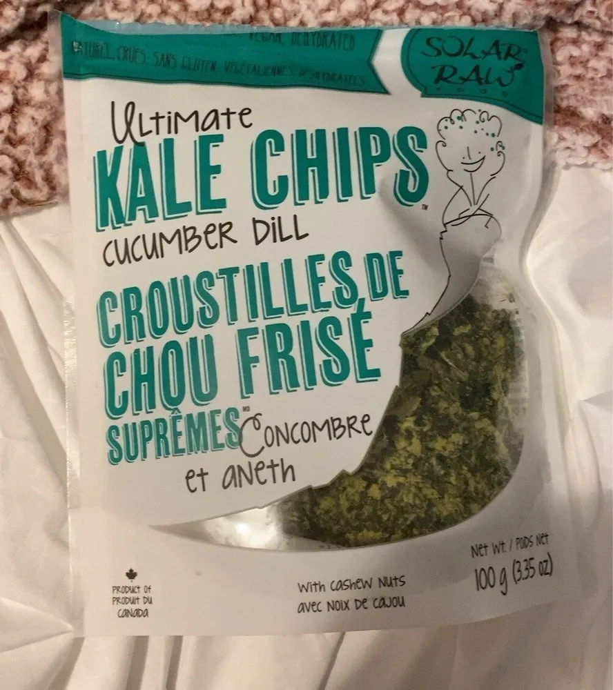 Kale chips cucumber dill