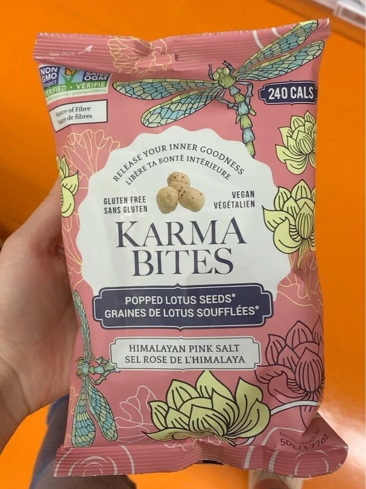 Popped lotus seeds