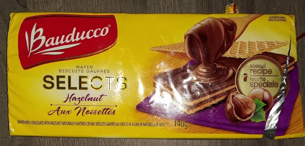 Biscuits gaufres aux noisettes