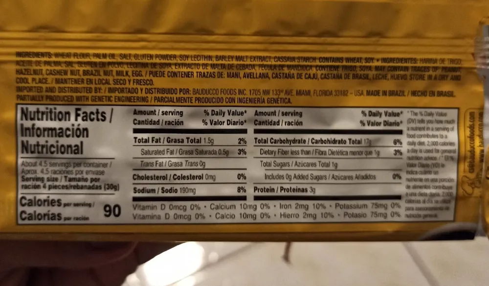 Low fat toast
