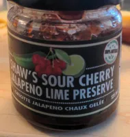 Sour Cherry Jalapeno Lime Preserve