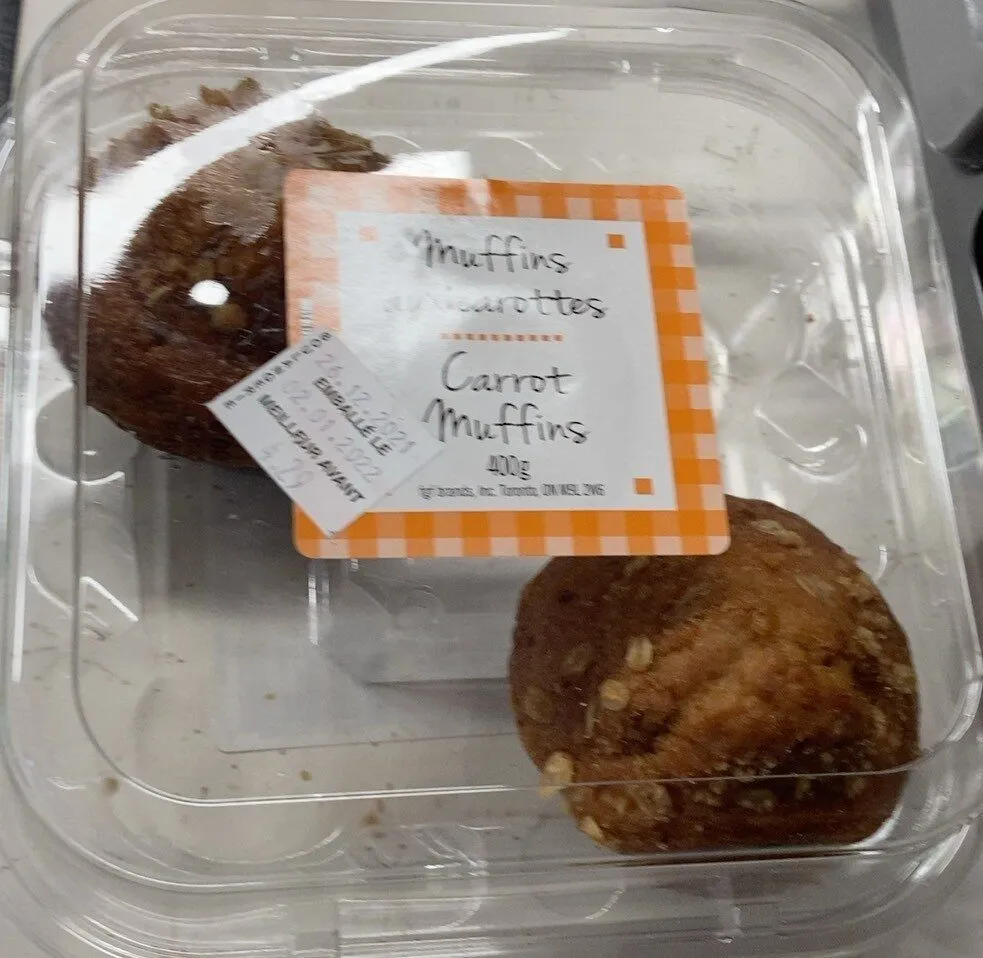 Muffins aux carottes