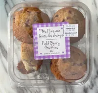 Muffins au fruits des champs