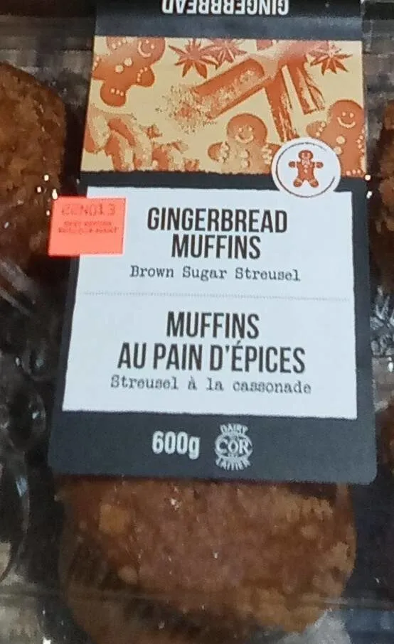 Gingerbread muffins