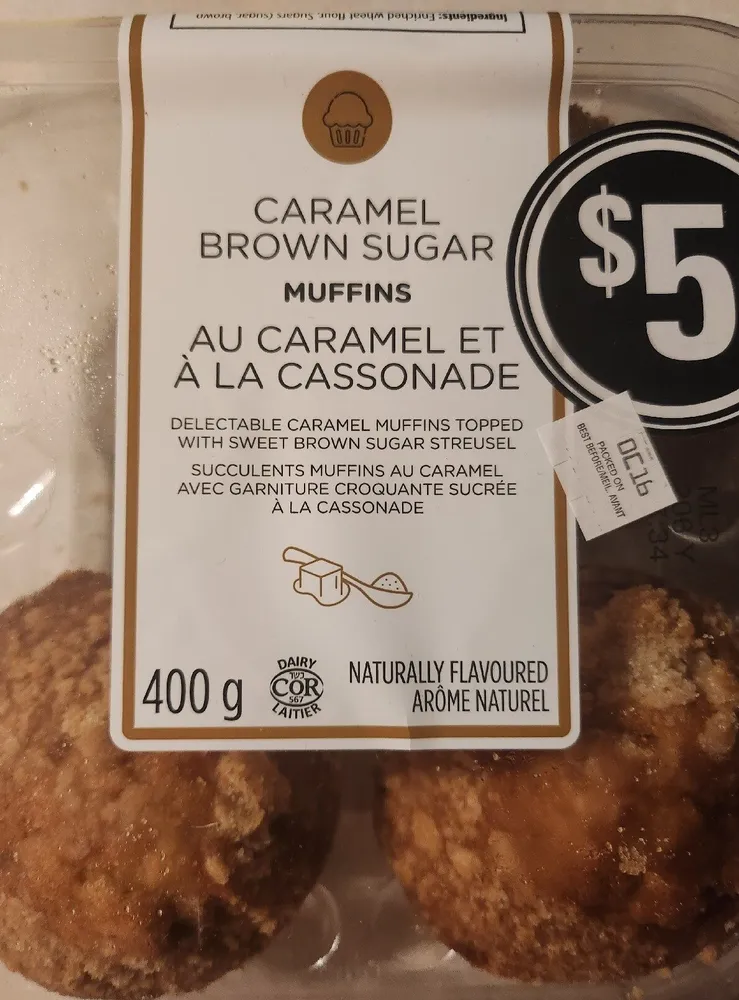Caramel Brown Sugar Muffins