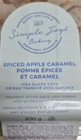 Spiced Apple Caramel Iced Sliced Cake