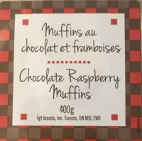 Muffins chocolat et framboises