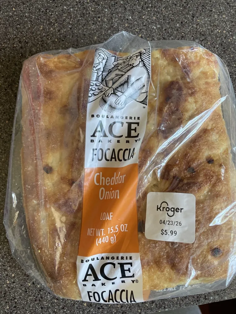 Focaccia Cheddar Onion Loaf
